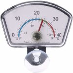 Aougo - aquarium thermom�tre pointeur r�servoir de poissons cadran de temp�rature ventouse submersible ...