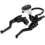 Aramox leviers de ma�tre - cylindre de frein pompe de frein avant moto, universels 7 / 8 (22mm) en aluminium ...