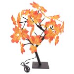 Arbre artificiel  24 led en rable avec clairage automnal, dcoration de table pour halloween, thanksgiving, ...