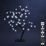 Arbre lumineux dcoratif prunus - 48 led - lumire blanche