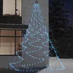 Arbre mural avec crochet m�tallique 720 led blanc froid 5 m
