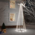 Arbre de noël cône 310 led blanc froid 100x300 cm Arbre de noël cône 310 led blanc froid 100x300 cm