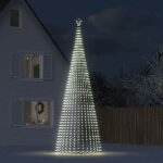 Arbre de nol lumineux conique 1544 led blanc froid 500 cm