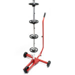Wiltec - arbre de rangement pour jantes mobile support pour pneux voiture rangement de jantes