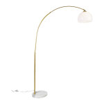 Arc - basic - lampadaire - 1 lumi�re - h 170 cm - laiton - moderne - �clairage int�rieur - salon i chambre ...