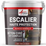 Arcane industries - b�ton cir� escalier, kit complet - 10 m� (en 2 couches) airelles rouge