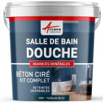 Arcane industries - b�ton cir�, salle de bain, douche italienne, pi�ce d'eau, kit, beton, cire, salle ...
