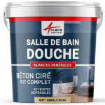 Arcane industries - b�ton cir�, salle de bain, douche italienne, pi�ce d'eau, kit, beton, cire, salle ...