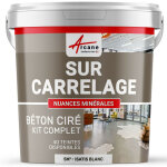 Arcane industries - bton cir sur carrelage, cuisine, salle de bain, mural, sol, plan de travail, dcoratif, ...