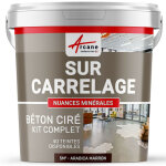 Arcane industries - bton cir sur carrelage, cuisine, salle de bain, mural, sol, plan de travail, dcoratif, ...