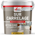 Arcane industries - bton cir sur carrelage, cuisine, salle de bain, mural, sol, plan de travail, dcoratif, ...