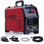 Arccaptain poste � souder tig dc 200a - igbt, allumage combi, mma, led num�rique (acier / inox)