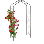 Arche a rosiers en metal noir