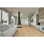 Woodflooring - arctic - parquet chene contrecolle chene vieilli brossage intense, verni aspect bois brut ...