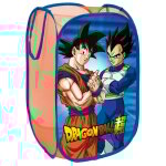 Conteneur de rangement pliable - dragon ball z - 36x36x58 cm