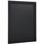 Ardoise murale rectangulaire , 30 x 40 cm, black