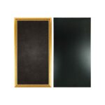 Ardoise noire avec une face modle 'baroque' de dimensions 97 x 52 cm
