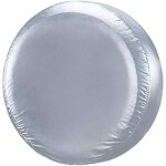 Argent 30  pouces housse de pneu de secours couverture roue pour diam�tre (75cm - 80cm) protection antipoussi� ...
