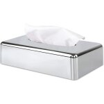 A argent� support rectangulaire pour bo�te � mouchoirs avec miroir - pour la maison, le bureau et la ...