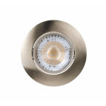 Aric - spot k8 encastr basculant 20 nickel led intgre 8 watts 3000k 680lm ugr 22 dimmable 50536
