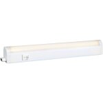 Aric - halolite cct - r�glette ip20, a / inter, led int�g. 4w 430lm 5 - cct interconnectable
