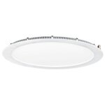 Aric - flat led - downlight plat rond fixe blanc 110� led int�g 20w 4000k 1700lm dimmable 50379