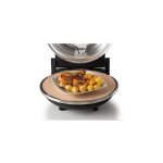 Four a pizza pizza lectrique ariete - 917 - noir - pierre rfractaire - 1200w - diametre 33cm - temprature ...