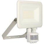 Projecteur mural kreon 2 - ip44, 20w, 4000k, 2000lm, blanc - dtecteur ir - arlux lighting