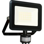 Projecteur mural kreon 2 - ip44, 20w, 4000k, 2000lm, noir - dtecteur ir - arlux lighting