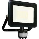 Arlux lighting projecteur mural kreon 2 - ip44, 30w, 4000k, 3000lm, noir - dtecteur ir