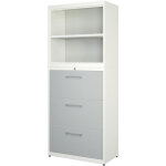 Armoire combine avec tiroirs pour dossiers suspendus, - mauser