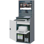 Armoire informatique stier premium, fixe, lxpxh 650x520x1 770 mm