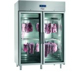 Armoire de maturation pour viandes sur 6 grilles gn 2 / 1 inox - 2 portes vitrees - map