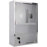 Armoire  pharmacie en acier chrom