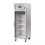 Armoire positive vitr�e � roulettes - 600l - polar