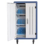 Armoire rackable de de s�curit� mont�e sur roulettes - 30 compartiments pour ordinateur portable - tablette ...