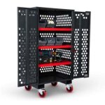 Armorgard - armoire mobile fittings cabinet grillag�e - fc6 1000x750x1880