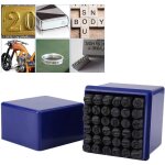 Arque � frapper, 36 pi�ces lettres et chiffres � frapper, 4mm poin�on lettre metal, a - z et 0 - 9 lettre ...