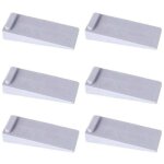 Arr�t cale porte, lot de 6 arr�ts de portes en caoutchouc antid�rapant, but�e de bloque stop porte au ...