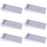 Arr�t cale porte, lot de 6 arr�ts de portes en caoutchouc antid�rapant, but�e de bloque stop porte au ...