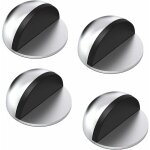 Aougo - arrêts de portes, lot de 4 arrêts et butées de porte en acier inoxydable avec pare - chocs en ... Aougo - arrêts de portes, lot de 4 arrêts et butées de porte en acier inoxydable avec pare - chocs en ...