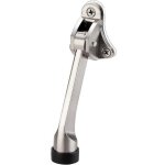 Arr�t de porte avec levier � p�dale - acier bross�