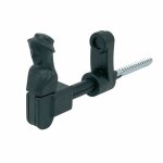 Afbat ? arr�t de volet composite � visser noir ? longueur 160 mm ? r�glage 22 � 65 mm ? amortisseur et ...