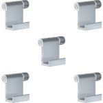 Artiteq - pack 5 crochets tableau réglables à vis aluminium 10 kg 2 mm - accessoire cimaise Artiteq - pack 5 crochets tableau réglables à vis aluminium 10 kg 2 mm - accessoire cimaise
