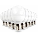 Lot de 10 ampoules led e14 p45 5, 5w eq 40w température de couleur: blanc neutre 4000k Lot de 10 ampoules led e14 p45 5, 5w eq 40w température de couleur: blanc neutre 4000k