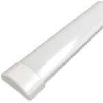 Reglette led extra plate line 8w eq 80w ip40 750lm 28cm temprature de couleur: blanc neutre 4000k