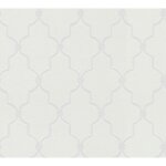 As creation - papier peint intiss� en mosaique blanc tapisserie moderne style baroque papier peint �l�gant ...