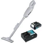 Aspirateur balai cxt � makita cl106fdwyw - 12v li - ion - 1, 5 ah - 31 mbar - 1 batterie + chargeur