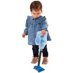 Aspirateur balai ecoiffier clean home 48 cm bleu clair