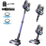 Aspirateur balai sans fil, 6 en 1 aspirateur sans fil, aspirateur puissant autonomie 55min & 2 vitesses, ...